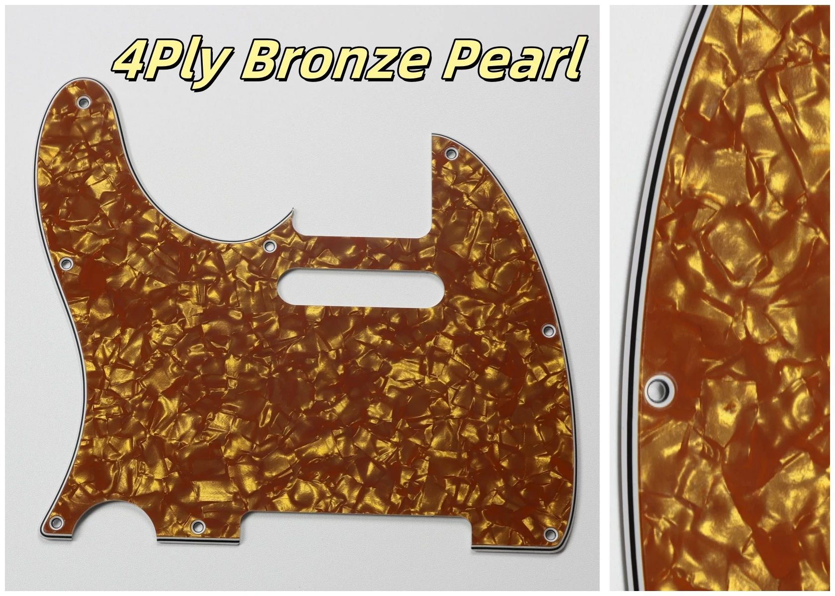 Left-Handed Telecaster Pickguard 3-Ply/4-Ply Options 13 Left-Handed Telecaster Pickguard 3-Ply/4-Ply Options - Image 13