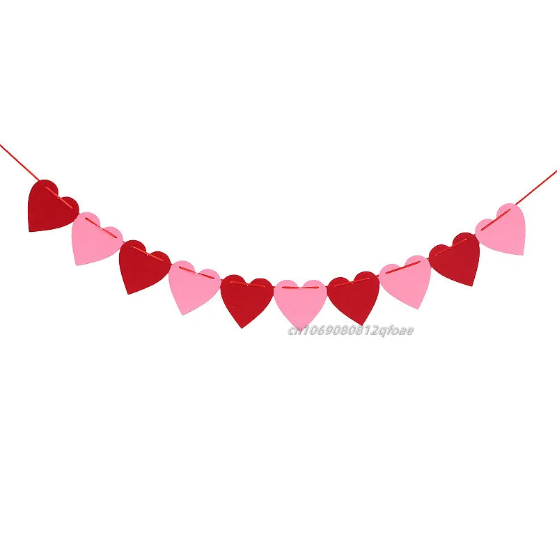 Valentine’s Heart Banner Garland for Celebrations 8 Valentine’s Heart Banner Garland for Celebrations - Image 8