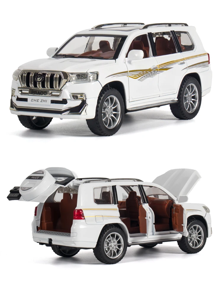 1/24 Scale Toyota Prado Diecast Model SUV 4 1/24 Scale Toyota Prado Diecast Model SUV - Image 4