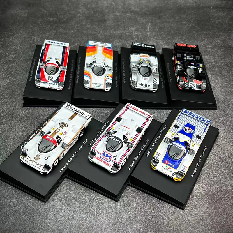 Miniature Porsche 956 1:64 Die-Cast Collectible 2 Miniature Porsche 956 1:64 Die-Cast Collectible - Image 2