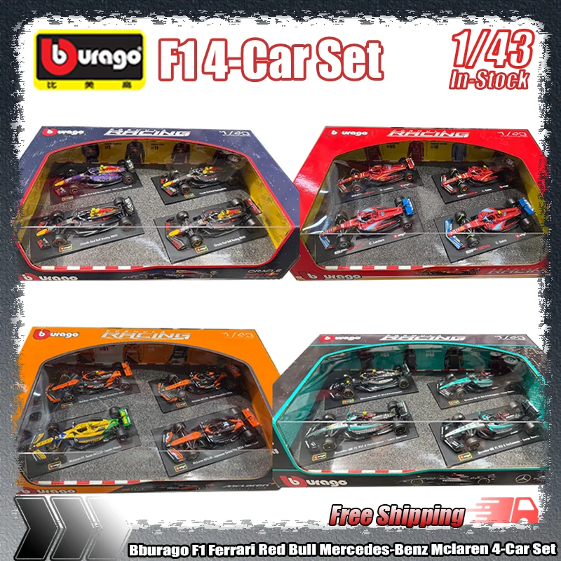 1:43 F1 Car Diecast Model Set by Bburago 1 1:43 F1 Car Diecast Model Set by Bburago