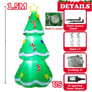 Vibrant 1.5m Inflatable Christmas Tree with Music 17 S46aa3d24064c402cb2bb40725d9a0f37f
