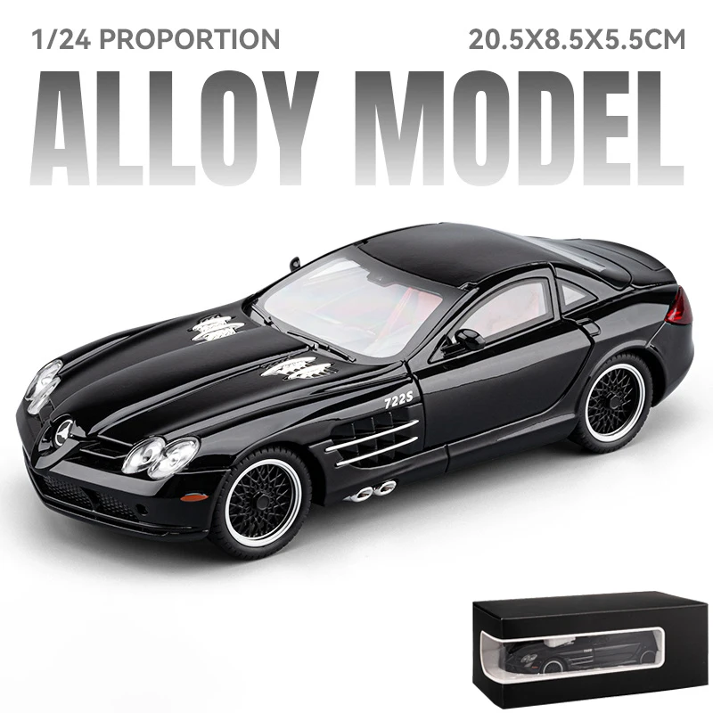 Mercedes-Benz SLR McLaren 722 S Roadster 1:24 Diecast Model 15 Mercedes-Benz SLR McLaren 722 S Roadster 1:24 Diecast Model - Image 15
