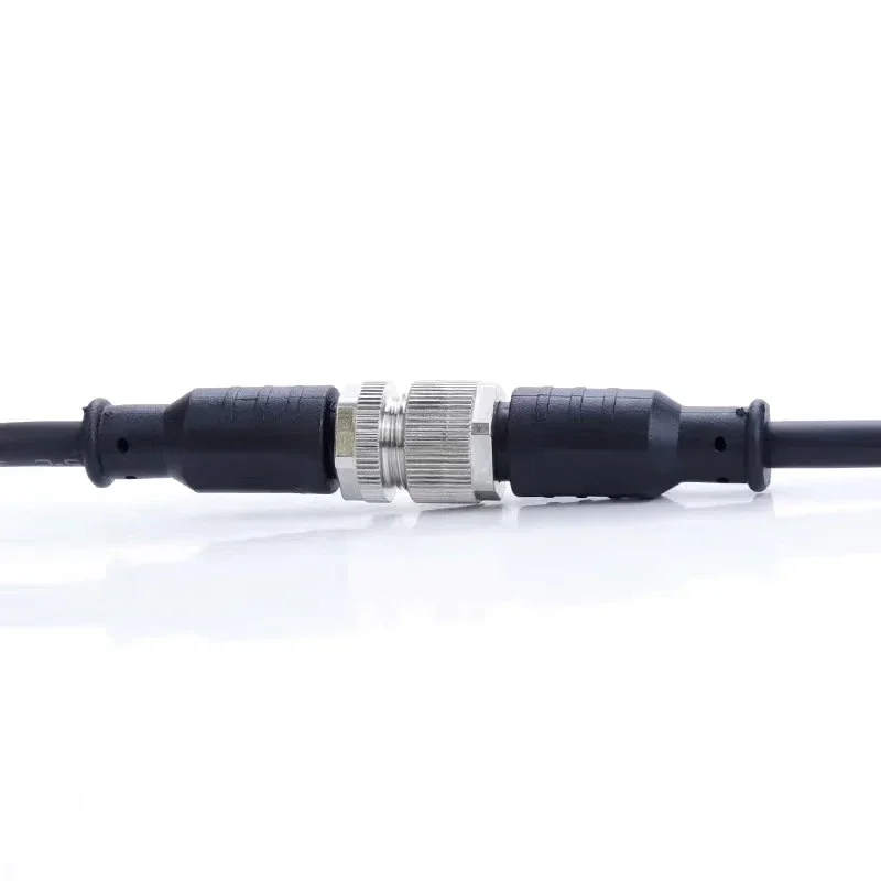 M12 Connector Cable 2m Black PVC 5 M12 Connector Cable 2m Black PVC - Image 5