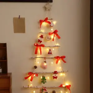 Rustic Wall-Mounted Christmas Tree Decoration 12 S4733363f98ea4866890d810a6324c976E