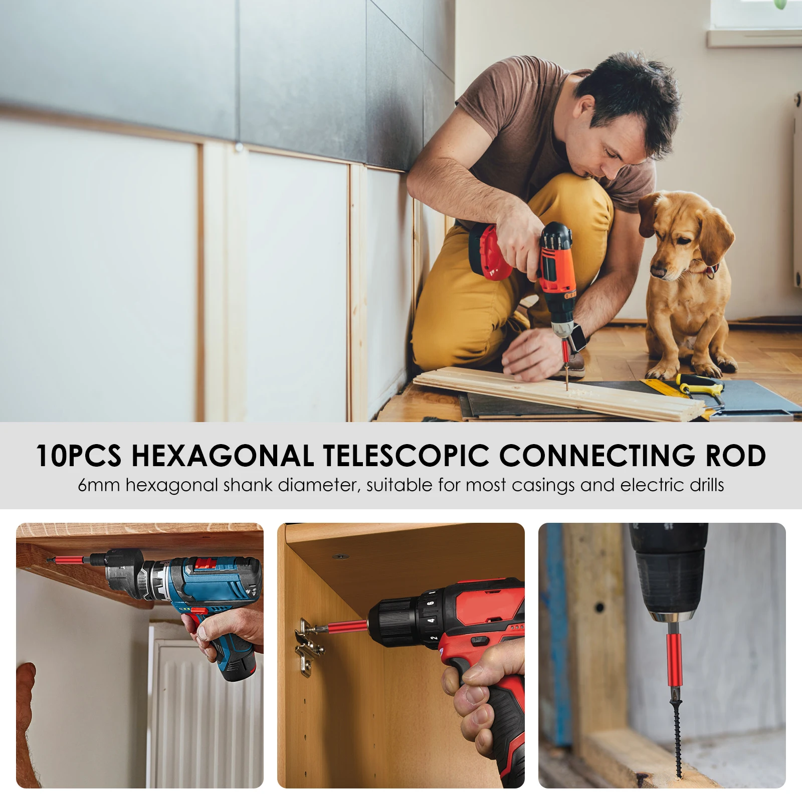 Magnetic Screwdriver Extension Set 10/20pcs 3 Magnetic Screwdriver Extension Set 10/20pcs - Image 3