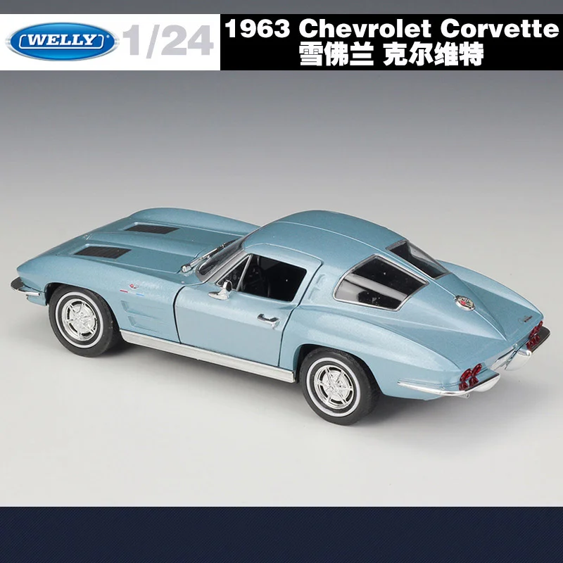 1963 Chevrolet Corvette Diecast Model 1:24 Scale 5 1963 Chevrolet Corvette Diecast Model 1:24 Scale - Image 5