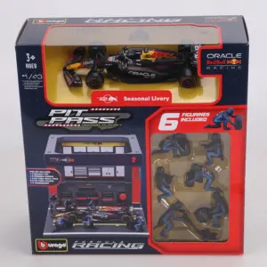 F1 Pit Stop Scene Model in 1:43 Scale 16 S4914782586284d65ad2aa50bd6d50800i