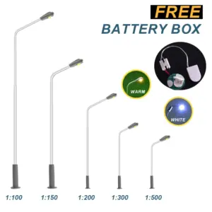 Model-Scale LED Street Lamps for Dioramas