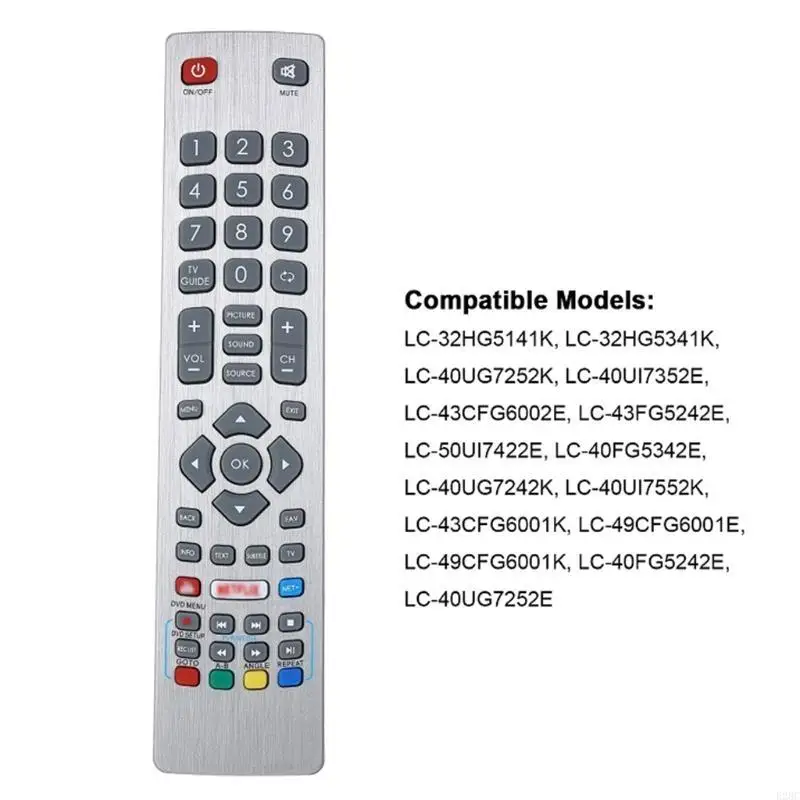 Sharp Aquos TV Remote Control GB118WJSA 4 Sharp Aquos TV Remote Control GB118WJSA - Image 4