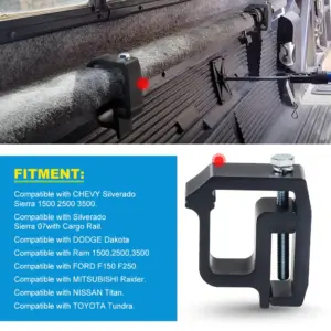 Vehicle Mounting Clamp Set for Truck Caps 11 S499171023c2f412796caa99e34f18e58z