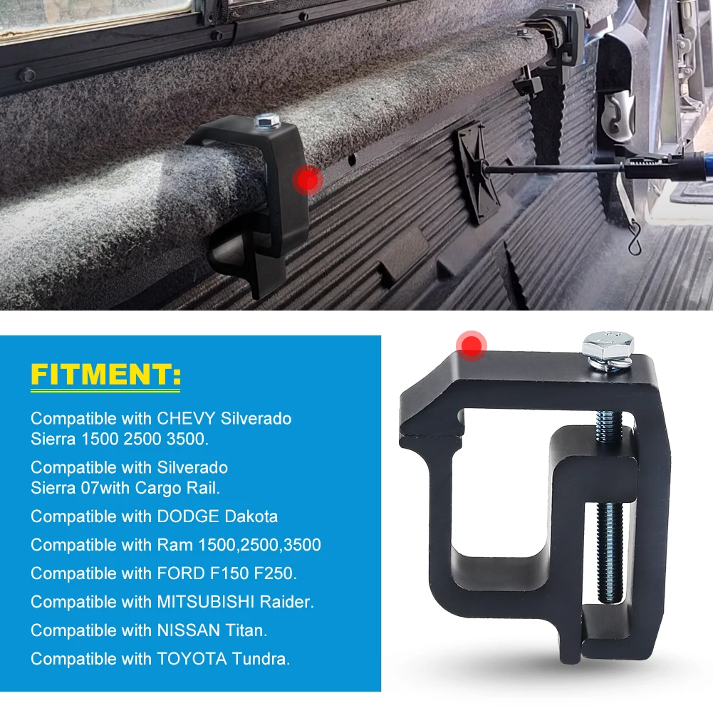 Vehicle Mounting Clamp Set for Truck Caps 6 Vehicle Mounting Clamp Set for Truck Caps - Image 6