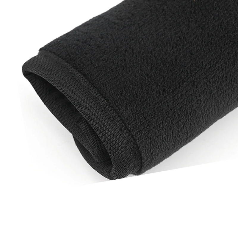 Plush Car Seat Belt Cover Black Pink 6 Plush Car Seat Belt Cover Black Pink - Image 6