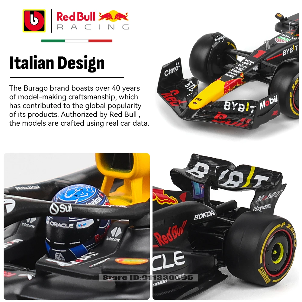 Red Bull Racing RB20 Diecast Model 1:24 Scale 2 Red Bull Racing RB20 Diecast Model 1:24 Scale - Image 2