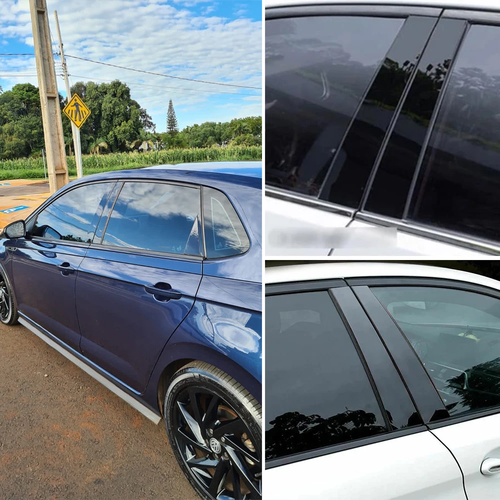 Volkswagen Polo MK6 2019-2024 Pillar Post Covers Set 5 Volkswagen Polo MK6 2019-2024 Pillar Post Covers Set - Image 5