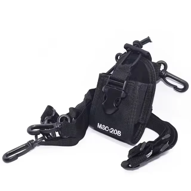 ABBREE MSC-20B Tactical Walkie Talkie Pouch 8 ABBREE MSC-20B Tactical Walkie Talkie Pouch - Image 8