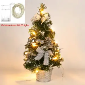 Miniature Pre-lit Artificial Christmas Tree in Vibrant Colors 18 S4a55d4e6b2b74ce69807fb3baddc5a1fu