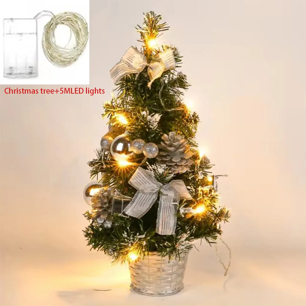 Miniature Pre-lit Artificial Christmas Tree in Vibrant Colors 9 Miniature Pre-lit Artificial Christmas Tree in Vibrant Colors - Image 9