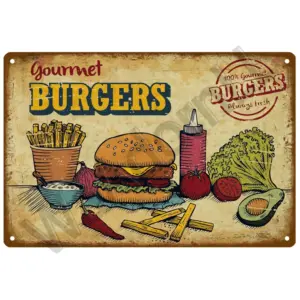 Retro Diner Tin Sign 20 x 30 cm Decor 34 S4a5f5266821f432b9d1a8becbba1c8294 2