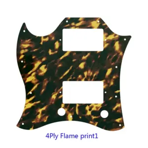 Left-Handed SG Guitar Pickguard for PAF Humbuckers 29 S4a7697bd47a14c0ab98b3d2680450e76Z