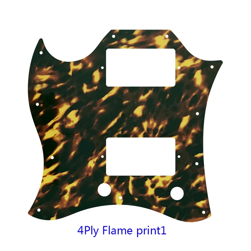 Left-Handed SG Guitar Pickguard for PAF Humbuckers 8 Left-Handed SG Guitar Pickguard for PAF Humbuckers - Image 8