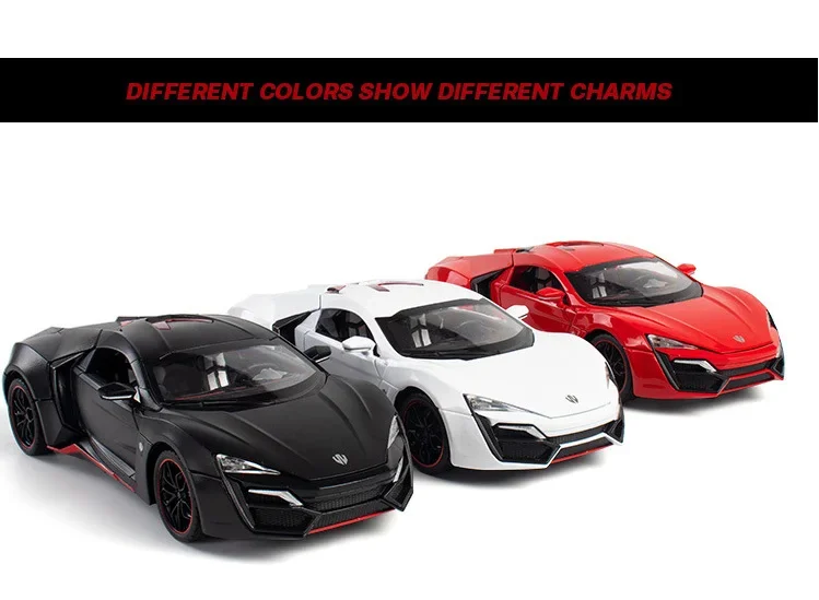 1:24 LYKAN Hypersport Diecast Model Car 6 1:24 LYKAN Hypersport Diecast Model Car - Image 6
