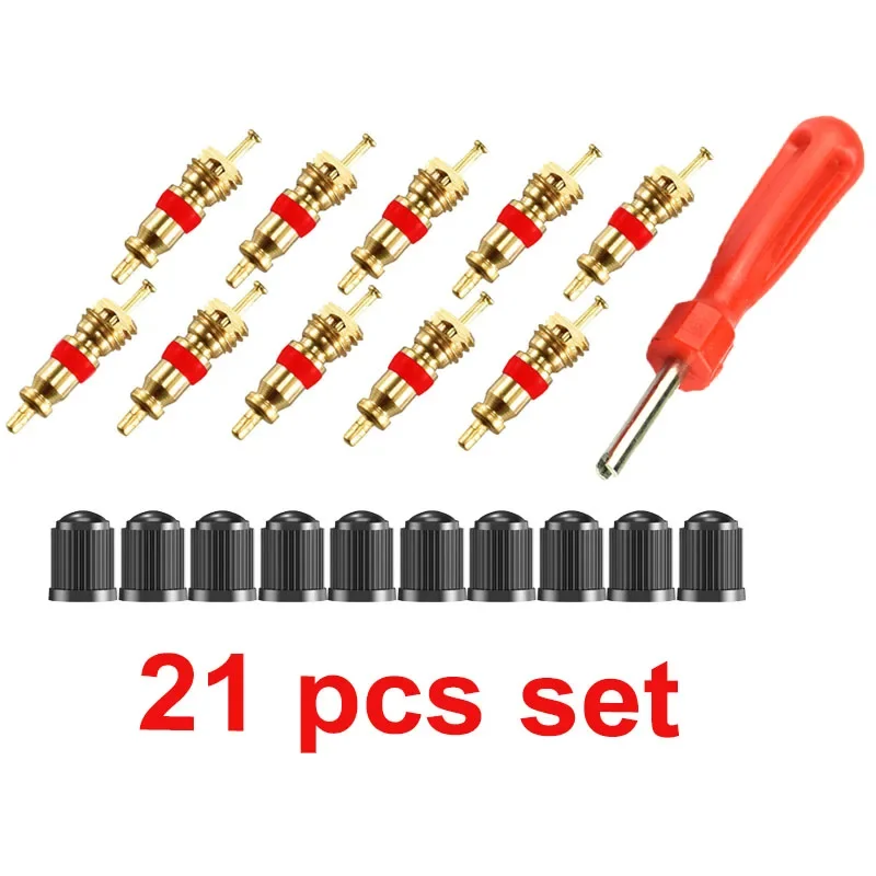 Copper Tire Valve Cores Kit for Vehicles 8 Copper Tire Valve Cores Kit for Vehicles - Image 8