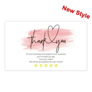 Thank You Kraft Paper Cards Set (30 Pieces) 16 S4ae6405124c14a688d55980942baab6aV