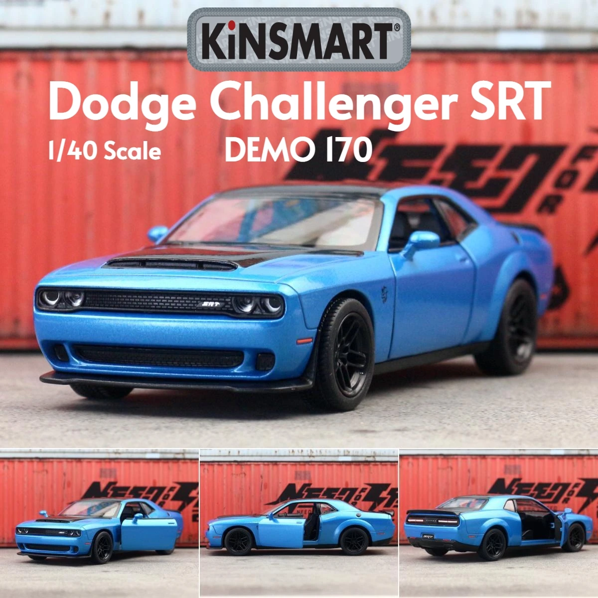 Dodge Challenger SRT 1:40 Diecast Model 9 Dodge Challenger SRT 1:40 Diecast Model - Image 9