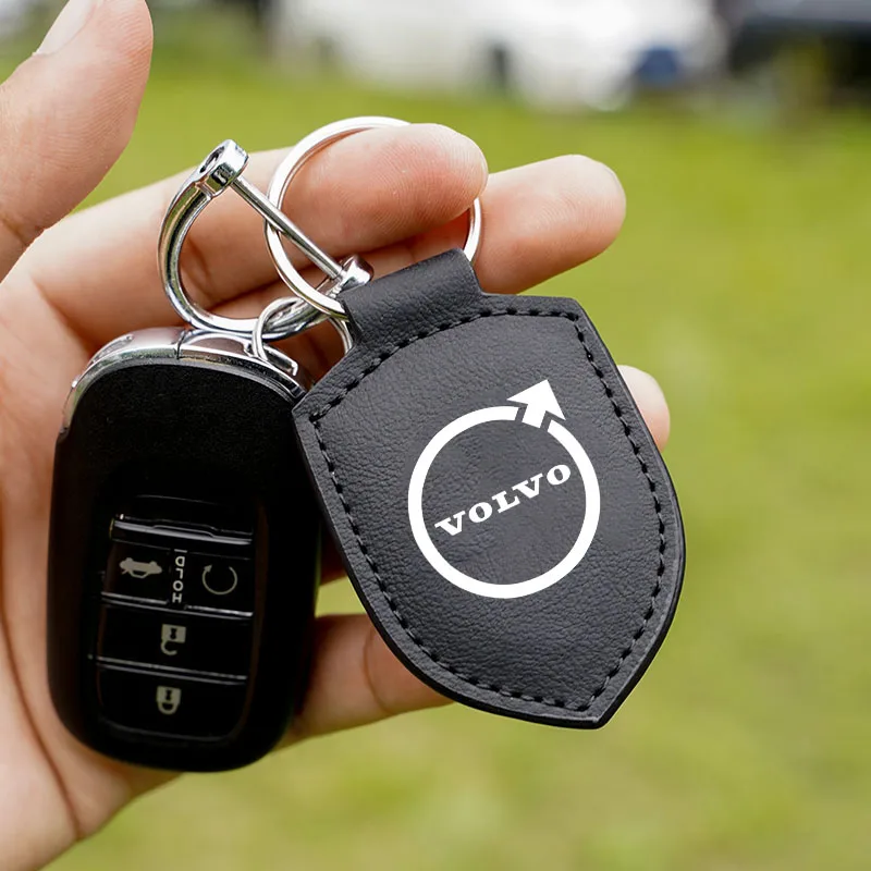 Premium Leather Car Keychain in 4 Colors 4 Premium Leather Car Keychain in 4 Colors - Image 4