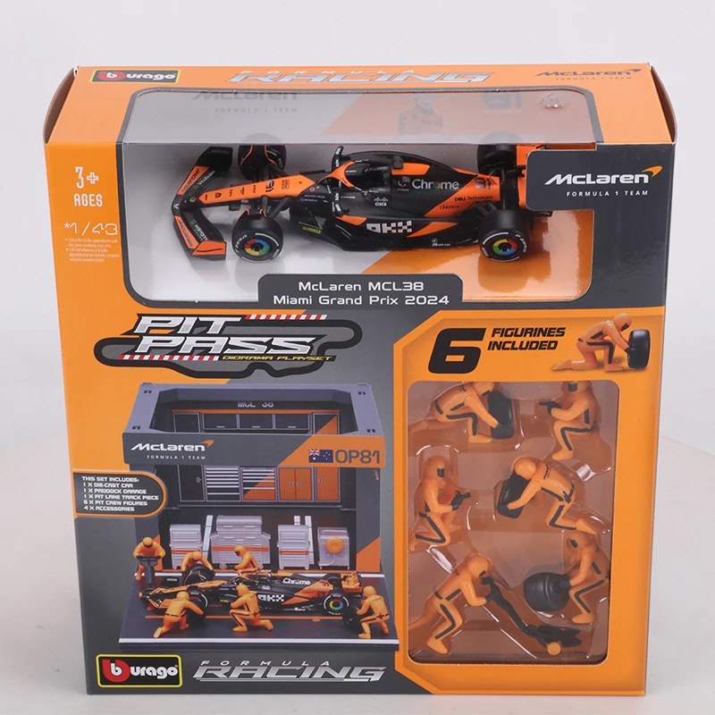 F1 Pit Stop Scene Model in 1:43 Scale 3 F1 Pit Stop Scene Model in 1:43 Scale - Image 3