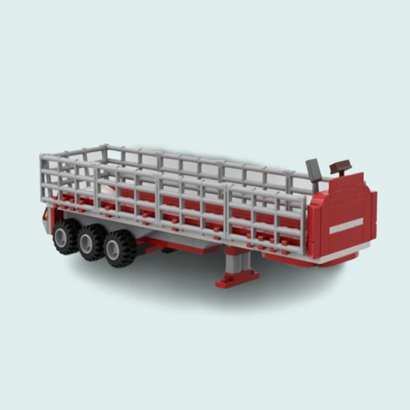 Red Cargo Truck Assembly Kit 6 Red Cargo Truck Assembly Kit - Image 6
