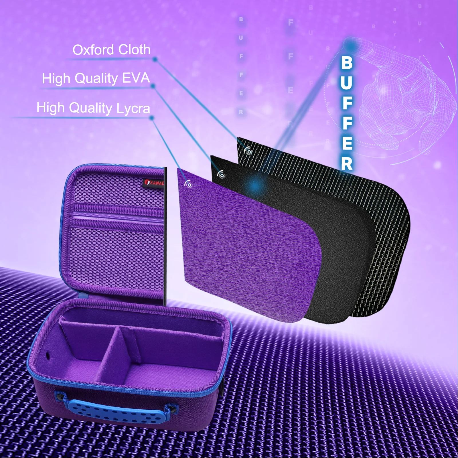 Vibrant Purple Protective Case for Canon EOS R50 6 Vibrant Purple Protective Case for Canon EOS R50 - Image 6