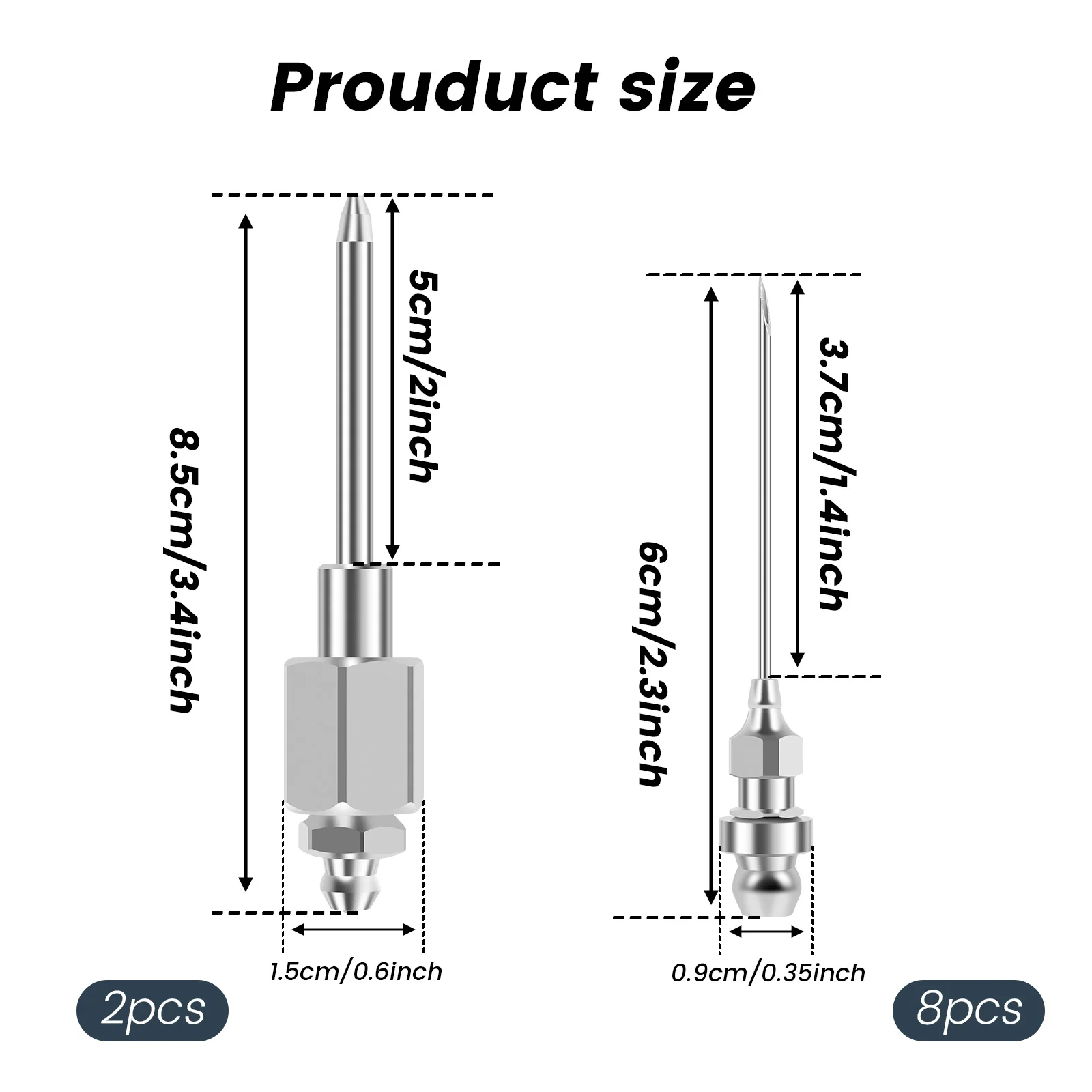 Precision Carbon Steel Grease Needle Kit for Machinery 6 Precision Carbon Steel Grease Needle Kit for Machinery - Image 6