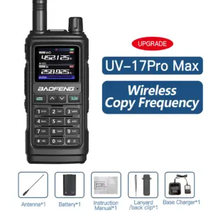 Baofeng UV-17 Pro Max Walkie-Talkie 5-10Km Range 17 S4c06bf01037743fa99624a912235e973z