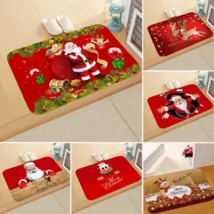 Festive Santa Christmas Door Mat 30x20x5 cm 26 S4c5e1922d0424724b1d782b011f19898w