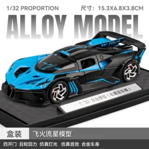 Vibrant Blue 1:32 Scale Supercar Model 14 S4c6ee4135bd847dc91a5ee5be04a8146e