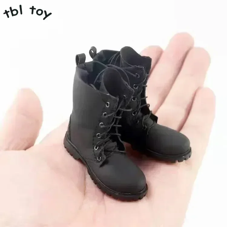 1/6 Scale Black Lace-Up Boots for Figures 17 1/6 Scale Black Lace-Up Boots for Figures - Image 17
