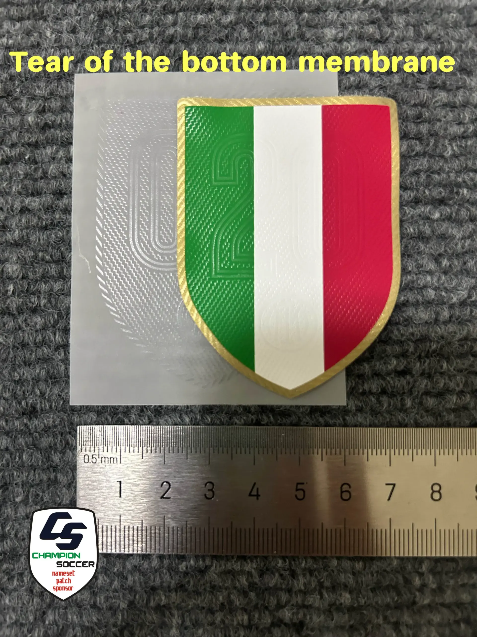 Juventus FC Target Style Embroidered Patch 3 Juventus FC Target Style Embroidered Patch - Image 3