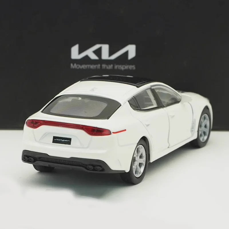 White and Red Kia Stinger Diecast Model 1/38 5 White and Red Kia Stinger Diecast Model 1/38 - Image 5