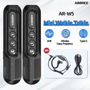 ABBREE AR-W5 Mini Walkie Talkies 400-480MHz 18 S4cf0ee9838284bbe856580f594378d41y