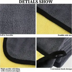 Double-Sided Microfiber Car Towels Set (3 Sizes) 14 S4d06fc8e41d2469c8f7d1ef3737cf40cd