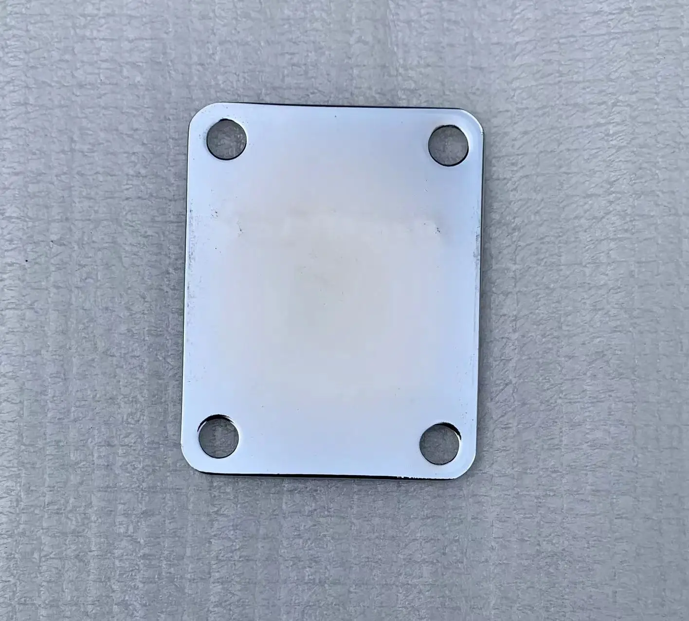 Genuine FirstA Chrome Neck Plate for Electric Guitars 3 Genuine FirstA Chrome Neck Plate for Electric Guitars - Image 3