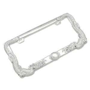 Creative ABS License Plate Holder with Anti-theft for Cars 13 S4d7e422ecc7f4337b238eb7ef99e439aw