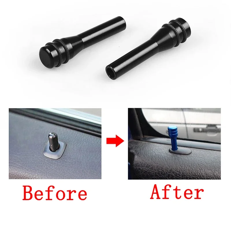 Colorful Aluminum Car Door Lock Pins for Security 3 Colorful Aluminum Car Door Lock Pins for Security - Image 3