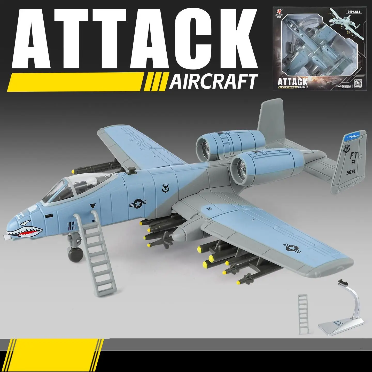1/72 A-10 Thunderbolt II Model Aircraft 7 1/72 A-10 Thunderbolt II Model Aircraft - Image 7