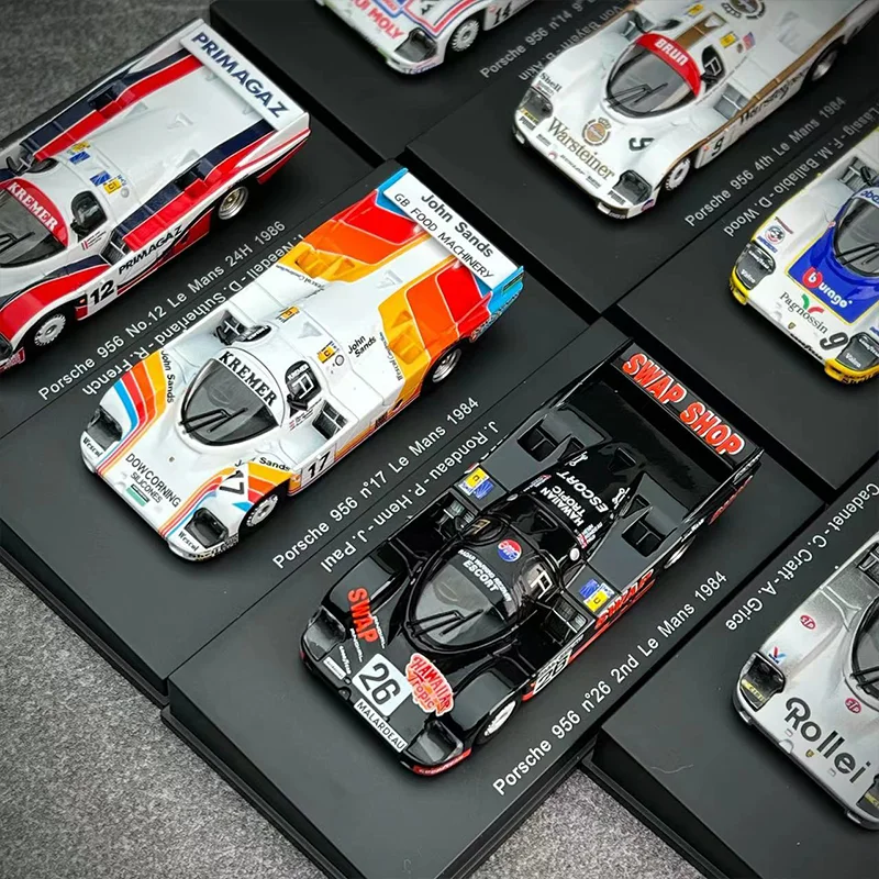Miniature Porsche 956 1:64 Die-Cast Collectible 5 Miniature Porsche 956 1:64 Die-Cast Collectible - Image 5