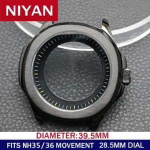 Durable 316L Stainless Steel Watch Case 39.5mm 68 S4e7214edfe914bbf9eaa87e36166801dI