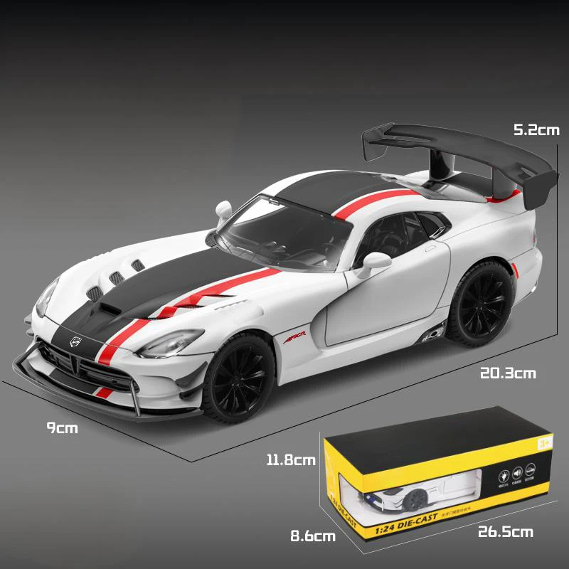 1:24 Scale Diecast 2016 Dodge Viper ACR Model 13 1:24 Scale Diecast 2016 Dodge Viper ACR Model - Image 13