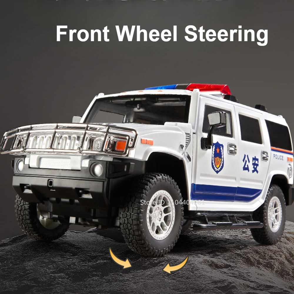 Realistic 1:18 Police SUV Diecast Model 4 Realistic 1:18 Police SUV Diecast Model - Image 4